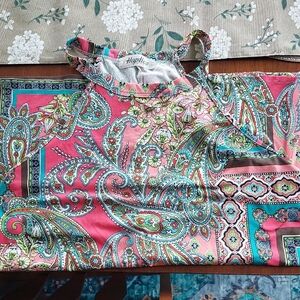 Haplics Paisley Print Tank Top